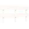 vidaXL Cadre de lit sans matelas blanc 160x200 cm bois de pin massif