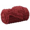 vidaXL Couvertures &agrave; jeter 6 pcs Rouge Bordeaux 240 x 220 cm Toison