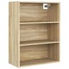 vidaXL Armoire murale suspendue Ch&ecirc;ne sonoma 69,5x32,5x90 cm