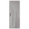 vidaXL Armoire murale sonoma gris 34,5x34x90 cm