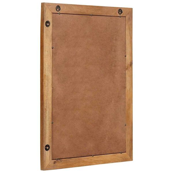 vidaXL Miroir de salle de bain Marron Clair 70 x 50 x 2,5 cm