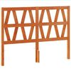 vidaXL T&ecirc;te de lit cire marron 160 cm bois massif de pin