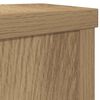 vidaXL Supports pour plantes 2 pcs ch&ecirc;ne artisanal bois d'ing&eacute;nierie