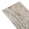 vidaXL Dalles de plancher PVC autoadhésif 5,21 m² 2 mm chêne délavé