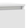 vidaXL Buffet avec tiroir blanc 71x35x84 cm bois d'ing&eacute;nierie