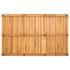 vidaXL Tapis de bain Uni Marron 80 x 50 cm bois