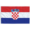 vidaXL Drapeau Croatie 90x150 cm