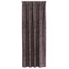 vidaXL Rideaux en velours 2 pcs Marron 225 x 140 cm Velours