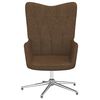 vidaXL Chaise de relaxation Marron Tissu