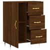 vidaXL Buffet ch&ecirc;ne marron 69,5x34x90 cm bois d'ing&eacute;nierie