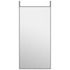 vidaXL Miroir de porte Noir 50x100 cm Verre et aluminium