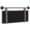 vidaXL T&ecirc;te de lit suspendue Montage mural Gris 100 cm PU antique