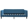 vidaXL Lit de repos sans matelas bleu 100x200 cm velours