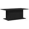 vidaXL Table basse Ch&ecirc;ne noir 102 x 55,5 x 40 cm Bois d'ing&eacute;nierie