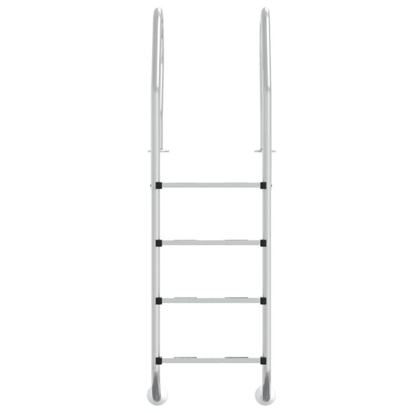 vidaXL &Eacute;chelle de piscine 54x38x184,5 cm acier inoxydable 304
