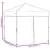 vidaXL Tente de réception pliable avec parois Blanc 2x2 m