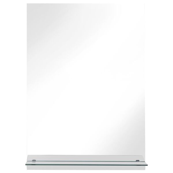 vidaXL Miroir mural avec &eacute;tag&egrave;re 40x60 cm Verre tremp&eacute;