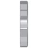 vidaXL Rondelle ressort 15929 pcs Blanc Fer