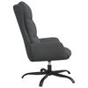vidaXL Chaise de relaxation Gris fonc&eacute; Tissu
