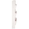 vidaXL Jardini&egrave;re murale 3 niveaux 60x18,5x110 cm blanc pin massif