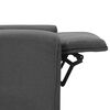 vidaXL Fauteuil de massage inclinable Gris clair Tissu