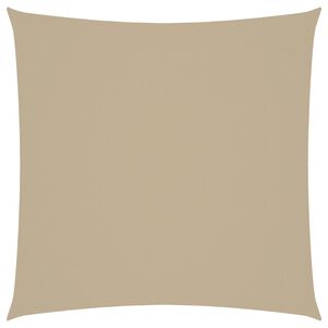 vidaXL Voile de parasol tissu oxford carr&eacute; 2,5x2,5 m beige