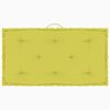 vidaXL Coussins de plancher de palette lot de 4 Vert pomme Coton
