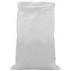 vidaXL Sacs tiss&eacute;s 100 pi&egrave;ces Blanc 60 x 110 cm PP