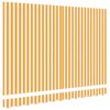 vidaXL Toile de rechange pour auvent Jaune et blanc 280 x 195 cm