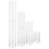 vidaXL Lits sur&eacute;lev&eacute;s &agrave; gabion circulaires 4 pcs &Oslash;30x50/100/150/200 cm