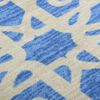 vidaXL Tapis de couloir Bleu 80x600 cm
