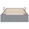 vidaXL Lit de Rangement avec matelas Gris clair 90 x 190 cm tissu