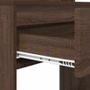 vidaXL Tables de maquillage pour chambre Ch&ecirc;ne brun 80 x 39,6 x 135 cm