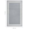 vidaXL Tapis BCF Gris avec motif 100x150 cm