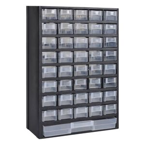 vidaXL Armoire &agrave; outils avec 41 tiroirs Plastique
