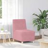 vidaXL Unit&eacute; de Sofa Modulaire Sans Accoudoirs 2 pcs Rose