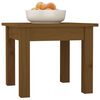 vidaXL Table basse Marron miel 35x35x30 cm Bois massif de pin