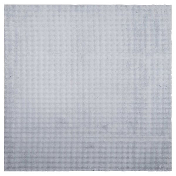 vidaXL Tapis de surface Carr&eacute; Gris 240 x 240 cm