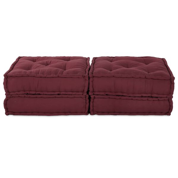 vidaXL Canap&eacute; modulaire 2 pcs Marron 140 x 70 x 36 cm tissu