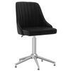 vidaXL Chaises pivotantes &agrave; manger lot de 4 noir velours