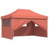 vidaXL Tente de f&ecirc;te Terre cuite 292 x 440 x 315 cm Tissu Oxford