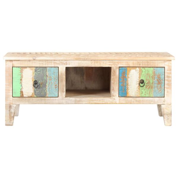 vidaXL Table basse 100x55x40 cm Bois d'acacia brut