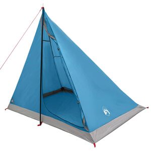 vidaXL Tente de randonn&eacute;e 2 personne Bleu