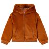 vidaXL Veste &agrave; capuche pour enfants cognac 128