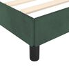 vidaXL Cadre de lit sans matelas vert fonc&eacute; 120x200 cm velours