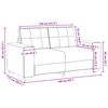 vidaXL Ensemble de Canap&eacute;s 3 pcs Noir Velours