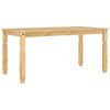vidaXL Table &agrave; manger Corona 160x80x75 cm bois massif de pin