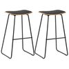 vidaXL Mobilier de bar 3 pcs Acier Noir