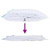 vidaXL Sacs de rangement 5 pcs Transparent et Bleu 130 x 100 cm