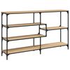 vidaXL Table console ch&ecirc;ne sonoma 160x32x95 cm bois d'ing&eacute;nierie